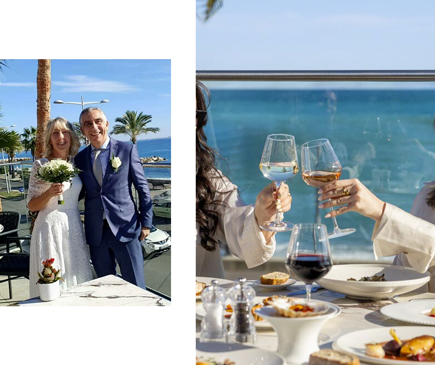 Privatisation - Repas de groupe - Bistronomique Beach - Restaurant anniversaire Cagnes sur Mer